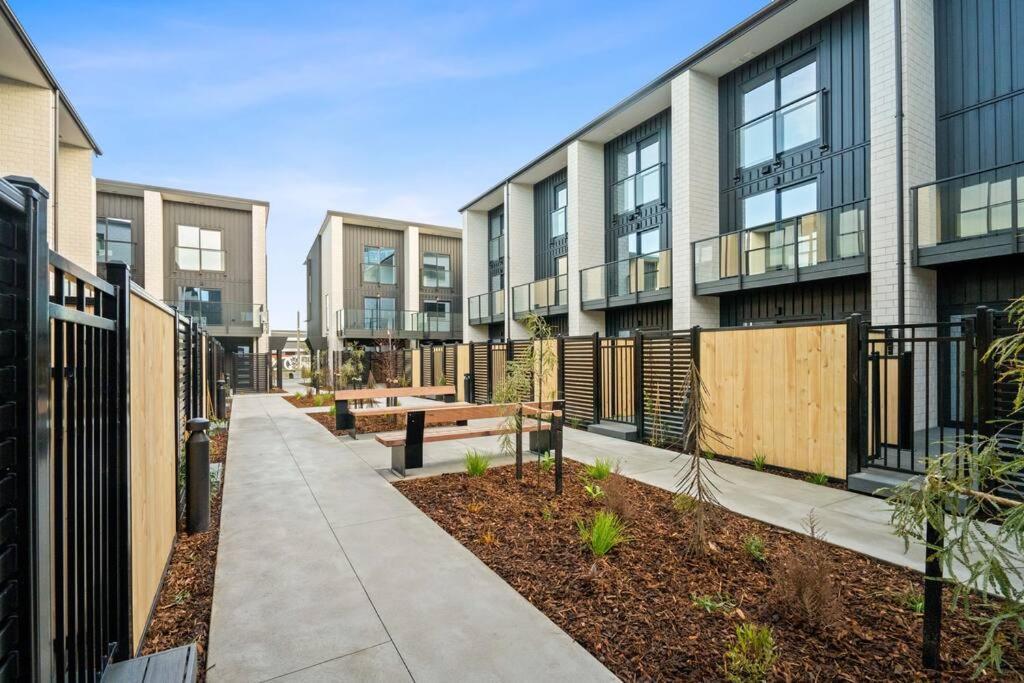 Chic City Centre Townhouse Christchurch Exterior foto